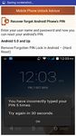 Clear Mobile Password PIN Help capture d'écran apk 20