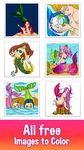 Mermaid Glitter Color by Number:Pixel Art Coloring obrazek 4