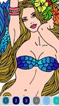 Mermaid Glitter Color by Number:Pixel Art Coloring obrazek 3