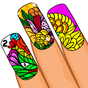Biểu tượng apk Nails Glitter Color by Number-Nail Polish Coloring
