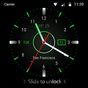 Black clock lock screen for android phone APK