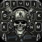 Horror Guns Skull Warrior Tema de teclado