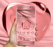 Rose Gold Color Crystal Apple Theme 이미지 6