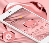 Rose Gold Color Crystal Apple Theme 이미지 2