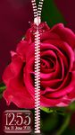 Rose Theme Zipper Lock Screen image 1