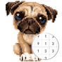 unicornio pug - color por número y píxel sin apk icono