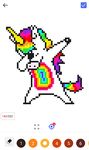 Картинка 1 unicorn pug - цвет по номеру & пиксель без ничьей