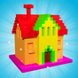 House 3D Color by Number - Voxel, Sandbox Coloring