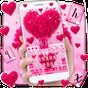 Pink Love Heart Keyboard Theme APK