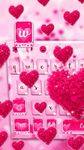 Pink Love Heart Keyboard Theme image 1