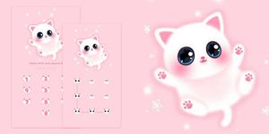 Pink Kitty Theme – AppLock 이미지 