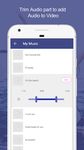 Add Audio to Video & Trim 屏幕截图 apk 2