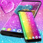 Multi color glitter live wallpaper captura de pantalla apk 1