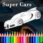Super Car Colouring Games - Cars Coloring Book apk icon