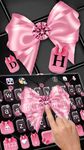 Luxury Pink Bow Keyboard Theme screenshot apk 3