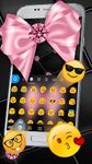 Luxury Pink Bow Keyboard Theme screenshot apk 2