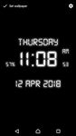 Screenshot  di Digital Clock Live Wallpaper apk