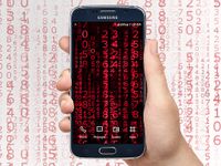 Captura de tela do apk Digital Matrix Code Rain Live Wallpaper 12