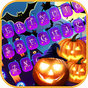 Icono de Halloween Pumpkin Tema de teclado