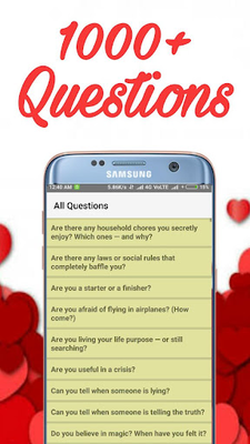 Ask your crush questions to 300+ Best