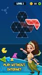 Triangle Tangram Brain Block Puzzle imgesi 1