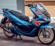 Imej Modifikasi Honda PCX 4