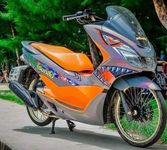 Imej Modifikasi Honda PCX 6