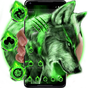 Green Wild Vivid Wolf Theme APK