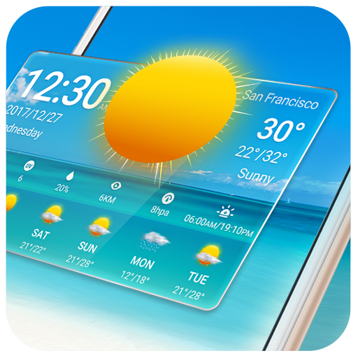 Transparent Weather & Clock App 2018 APK indir Android