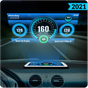 HUD Speedometer Digital: GPS, Speed Limit Widget apk icono