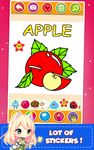 Fruit and Vegetables Coloring game for kids ảnh màn hình apk 