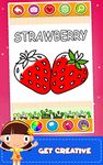Скриншот 1 APK-версии Fruit and Vegetables Coloring game for kids