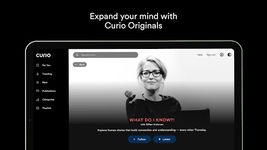 Immagine  di curio - intelligent audio for busy people