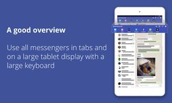 Tablet Messenger capture d'écran apk 1