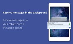 Tablet Messenger capture d'écran apk 
