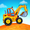 Truck games for kids - house building 