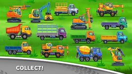 Jeux de camion pour enfants - construction maisons capture d'écran apk 1