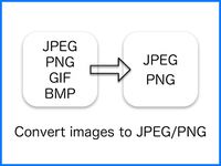 JPEG / PNG Image File Converter의 스크린샷 apk 1