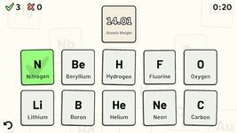 Periodic Table Quiz - 元素周期表测验 屏幕截图 apk 1