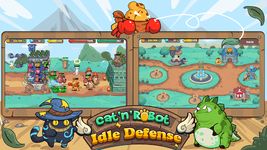 Tangkapan layar apk Cat'n'Robot: Idle Defense 13