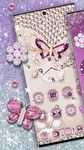 Imagen 2 de Tema para Celular Diamante con Mariposas