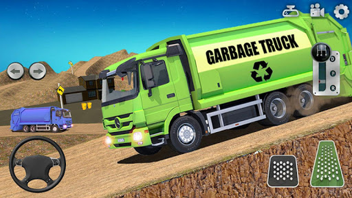 Screenshot 11 of off road garbage truck simulator 2018
