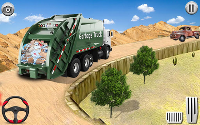 Screenshot 21 of Offroad Garbage Truck Simulator 2018