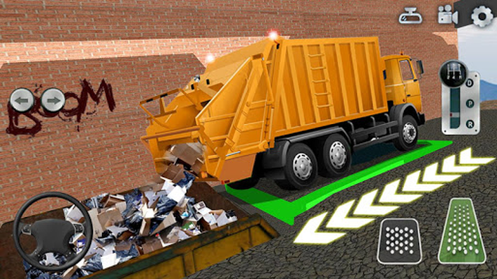 Screenshot 16 of Offroad Garbage Truck Simulator 2018