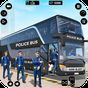 Ícone do Ônibus policial dirigindo Sim: transporte fora da