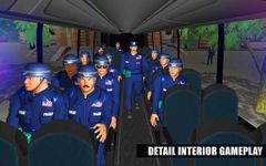 Captura de tela do apk Ônibus policial dirigindo Sim: transporte fora da 14