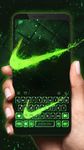 Green Neon Check Toetsenbord Thema screenshot APK 2