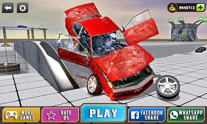 Stunt Car Crash Test free instals