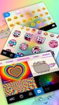 Nouveau thème de clavier Rainbow Unicorn Poop capture d'écran apk 1