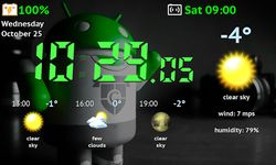 Скриншот 5 APK-версии Weather Night Dock Free
